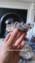 Load and play video in Gallery viewer, Black Phantom Quartz Cluster - small 103g #399
