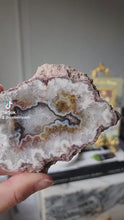 Load and play video in Gallery viewer, Argentina Agate Slice - small #109
