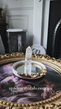 Load and play video in Gallery viewer, Clear Quartz Tower - small 58g #940
