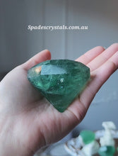 Load and play video in Gallery viewer, Green Fluorite Diamond Shape - 191g #264
