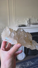 Load and play video in Gallery viewer, Golden Smoky Himalayan Quartz Cluster - 542g #448
