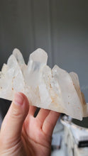 Load and play video in Gallery viewer, Clear Quartz Cluster - small 354g #102
