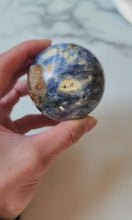 Load and play video in Gallery viewer, Blue Kyanite Sphere - 300g #73
