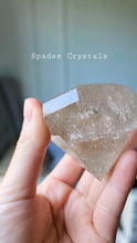 Load and play video in Gallery viewer, Clear Smoky Quartz Diamond - 139g #245
