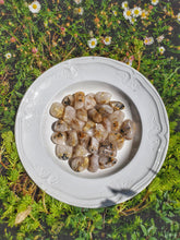 Cargar imagen en el visor de la galería, Rutilated Quartz &amp; Tourmaline Tumbled Stones
