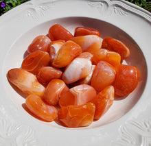 Load image into Gallery viewer, Carnelian Tumbled Stones
