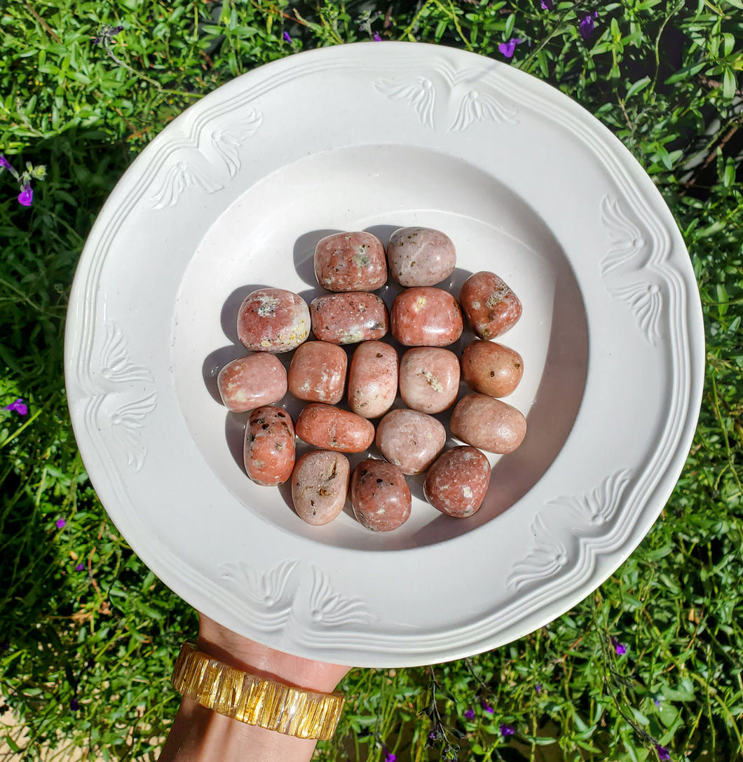 Pink Tourmaline Tumbled Stones