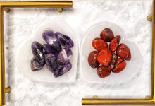 將圖片載入圖庫檢視器 Chevron Amethyst Tumbled Stones
