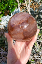 將圖片載入圖庫檢視器 STAR Fire Quartz ( Hematoid Quartz ) Sphere - 1.07kg #1
