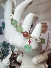 Load image into Gallery viewer, Green Strawberry Bracelet
