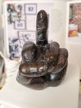 Load image into Gallery viewer, Astrophyllite Hand Gesture - Middle Finger
