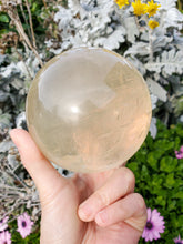 画像をギャラリービューアに読み込む, Honey Calcite Sphere -1.1kg #2
