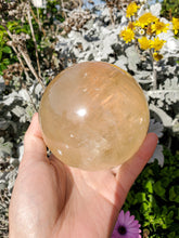 將圖片載入圖庫檢視器 Honey Calcite Sphere - 960g #4
