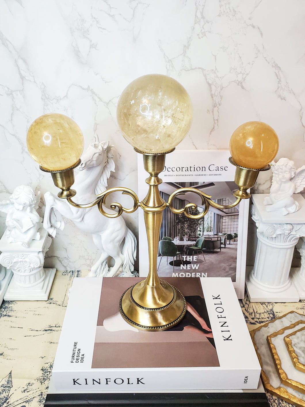 Golden Candle Stand for Sphere #1