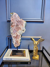 將圖片載入圖庫檢視器 Pink Amethyst Slab on stand - 3.4kg #7
