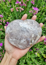 이미지를 갤러리 뷰어에 로드 , Large Flower Agate Heart - 700g
