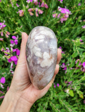 Load image into Gallery viewer, Large Flower Agate Heart - 700g
