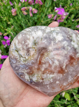 이미지를 갤러리 뷰어에 로드 , Large Flower Agate Heart - 700g
