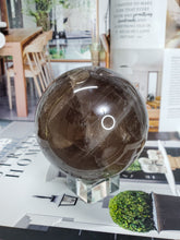 Load image into Gallery viewer, Asterism Black Quartz Sphere - 895g #11
