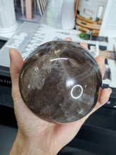 Load image into Gallery viewer, Asterism Black Quartz Sphere - 895g #11
