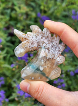 Load image into Gallery viewer, Flower Agate Unicorn - small 003
