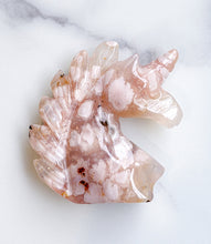 Load image into Gallery viewer, Flower Agate Unicorn - small 004
