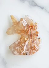 Load image into Gallery viewer, Flower Agate Unicorn - small 007
