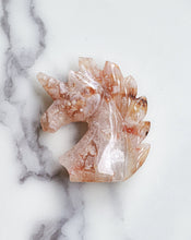 Load image into Gallery viewer, Flower Agate Unicorn - small 011
