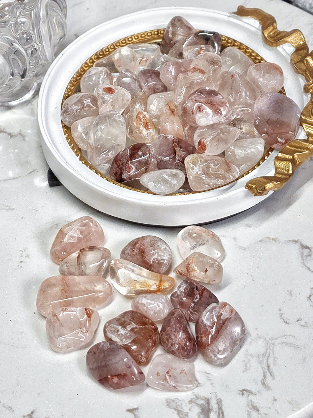 Fire Quartz Tumbled Stones Pack