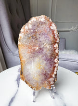 Load image into Gallery viewer, Amethyst Flower Agate Slice - 603g #C5
