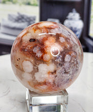 Load image into Gallery viewer, Carnelian Flower Agate Sphere #C5
