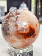 Cargar imagen en el visor de la galería, Carnelian Flower Agate Sphere #C5
