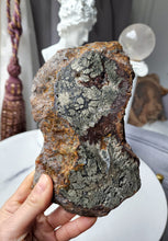 画像をギャラリービューアに読み込む, Pyrite Flower x Agate Slab - 500g #12
