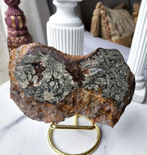 画像をギャラリービューアに読み込む, Pyrite Flower x Agate Slab - 500g #12
