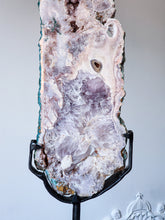 Cargar imagen en el visor de la galería, Pink Amethyst Slab on stand - 4.25kg #56
