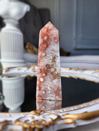 Pink Amethyst Flower Tower - small 112g #41