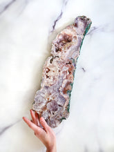 Cargar imagen en el visor de la galería, Pink Amethyst Slab on stand - 4.25kg #56
