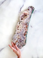 Pink Amethyst Slab on stand - 4.25kg #56