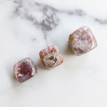 Load image into Gallery viewer, Flower Agate Mini Cube Set #2
