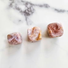 Load image into Gallery viewer, Flower Agate Mini Cube Set #4
