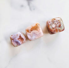 Load image into Gallery viewer, Flower Agate Mini Cube Set #4
