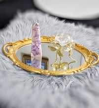 이미지를 갤러리 뷰어에 로드 , Vintage Gold Mirror Tray - Round
