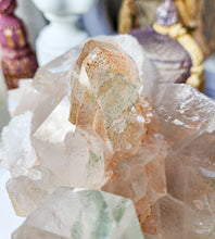 이미지를 갤러리 뷰어에 로드 , Himalayan Quartz x Green Phantom Cluster on Gold Stand - 3.91kg #6
