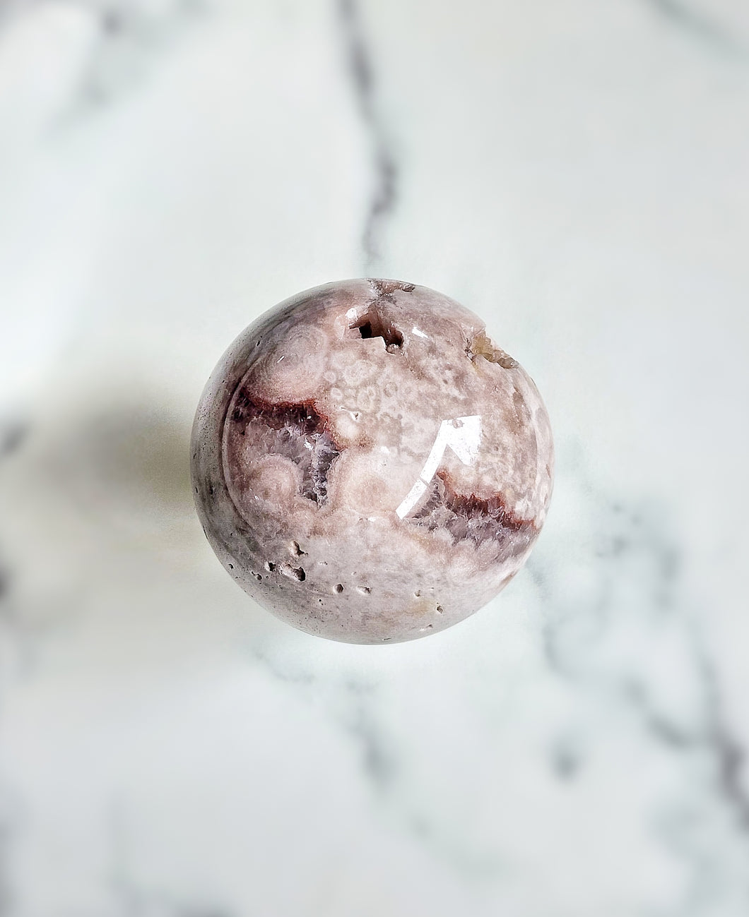 Pink Amethyst Sphere - 260g #97