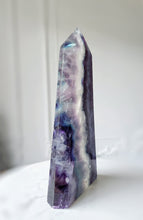 將圖片載入圖庫檢視器 Large Rainbow Fluorite Tower - 816g #979
