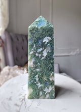 將圖片載入圖庫檢視器 Moss Agate Tower - Large Chunky - 1.7kg #25
