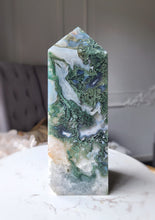 將圖片載入圖庫檢視器 Moss Agate Tower - Large Chunky - 1.7kg #25
