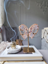 이미지를 갤러리 뷰어에 로드 , Pink Amethyst Flower Agate Butterfly Wings #123
