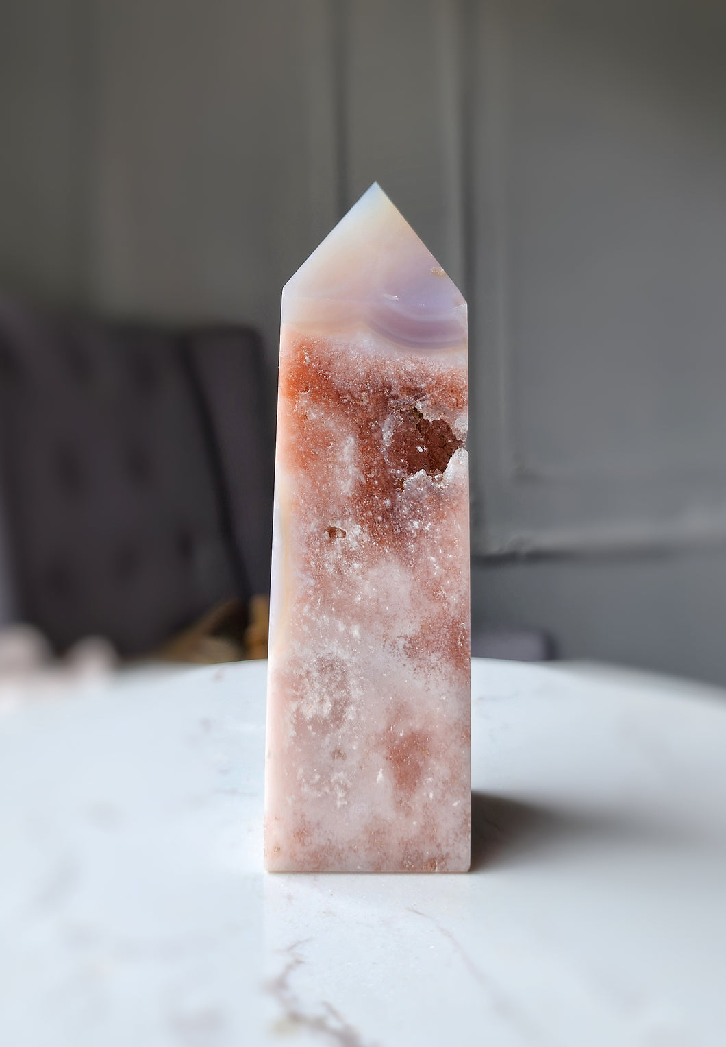 Pink Amethyst Tower #D1