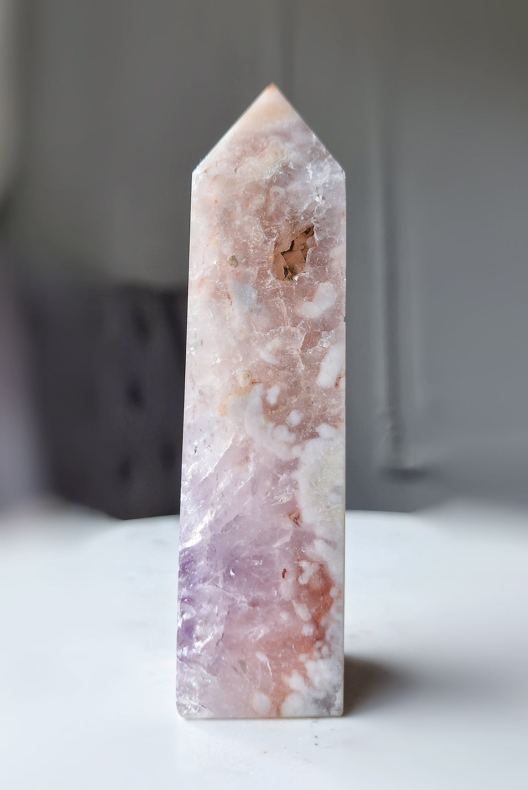 Pink Amethyst Tower #061